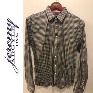 Men’s Jeremy Argyle NYC Dress Shirt XL Gray